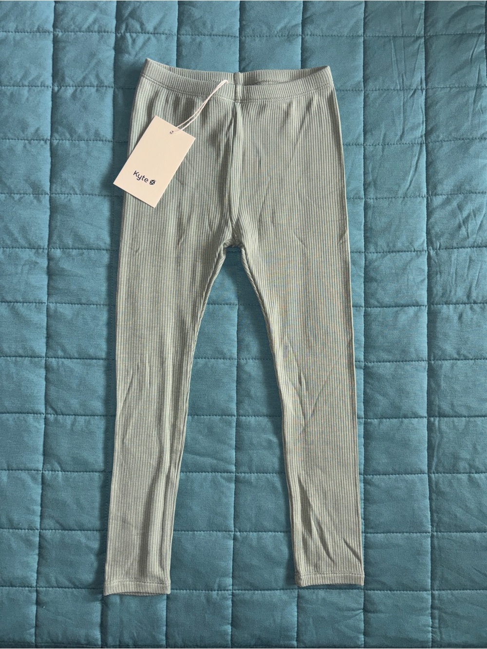 Kyte Baby Ribbed Leggings in Thyme 5T